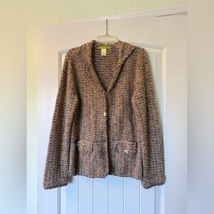 Sigrid Olsen Multicolor Tweed Blazer